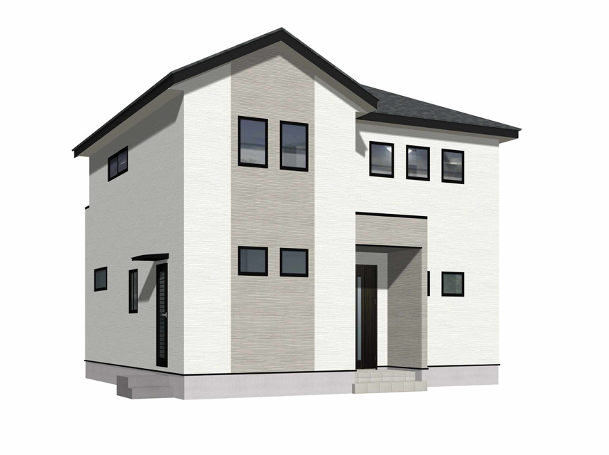 ーBloomーブルームー小倉北区今町2丁目2期　【小倉北区　新築戸建て】の外観パース|ーBloomーブルームー小倉北区今町2丁目2期　【小倉北区　新築戸建て】