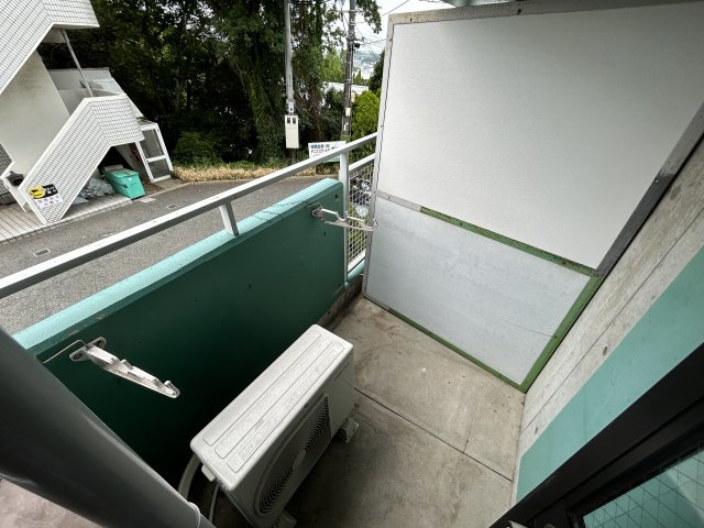 ヴィークル学院前のバルコニー