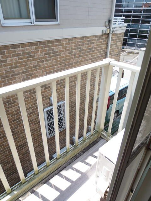 土田ハイツのバルコニー