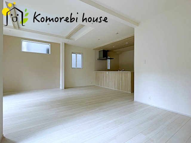 白岡市小久喜　新築一戸建て　ブルーミングガーデン　02の居間・リビング