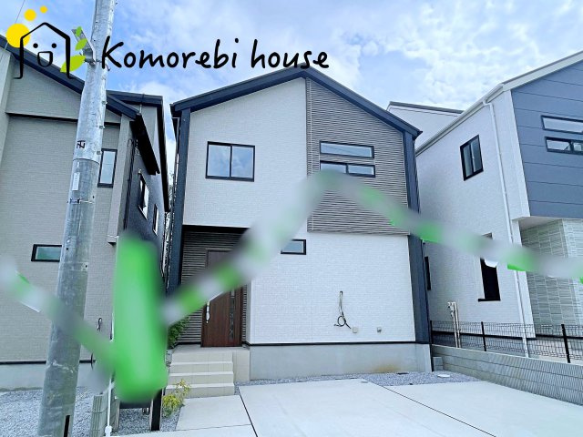 白岡市小久喜　新築一戸建て　ブルーミングガーデン　02の外観|9/11撮影