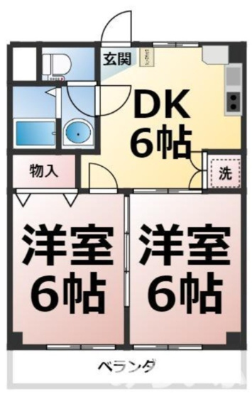 【間取り】 | リリーハイツ丸山