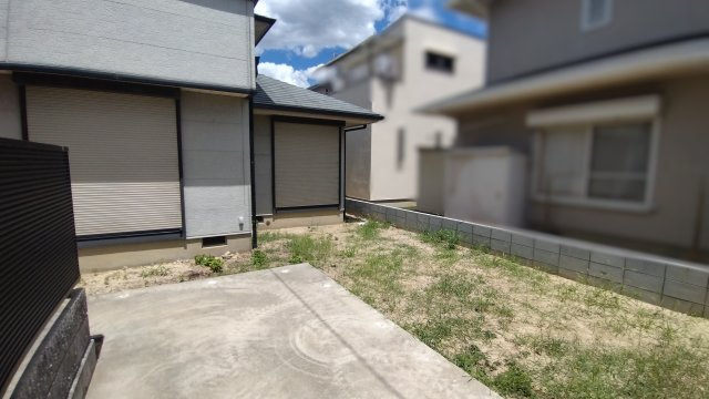 伊丹市梅ノ木　中古戸建の庭