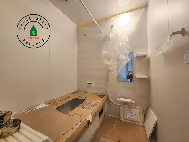 春日市大谷5丁目第3-1棟（1号棟）の浴室|1日の疲れを癒してくれる広々バスルーム。雨の日のお洗濯にも大活躍な浴室乾燥機付です！