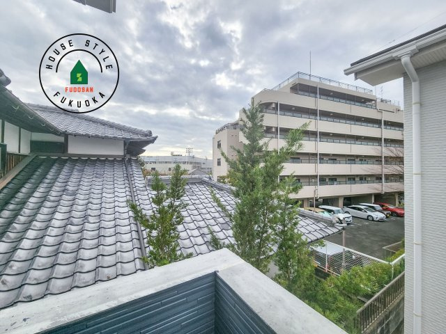 春日市大谷5丁目第3-1棟（1号棟）の展望|窓から緑が見える物件も魅力的です。