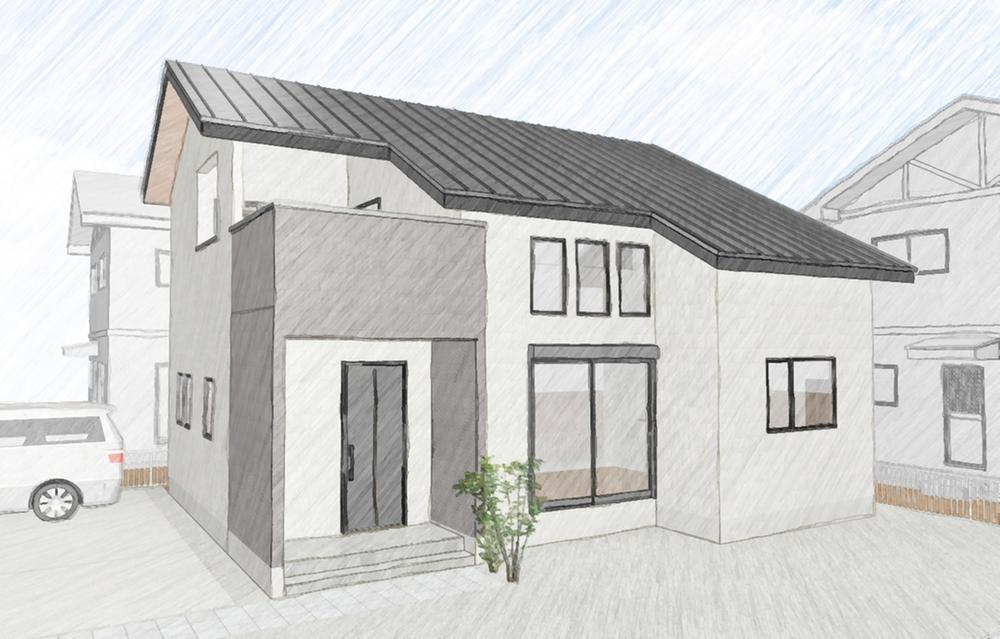 下野市川中子　新築戸建1