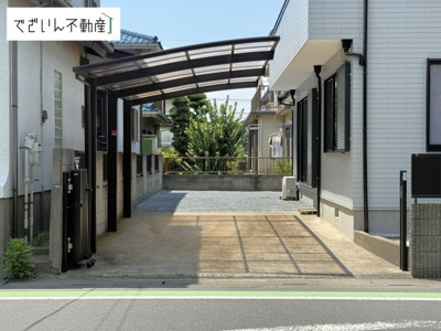 【駐車場】 | 鴻巣市松原　中古住宅   | 現地(2025年7月撮影)