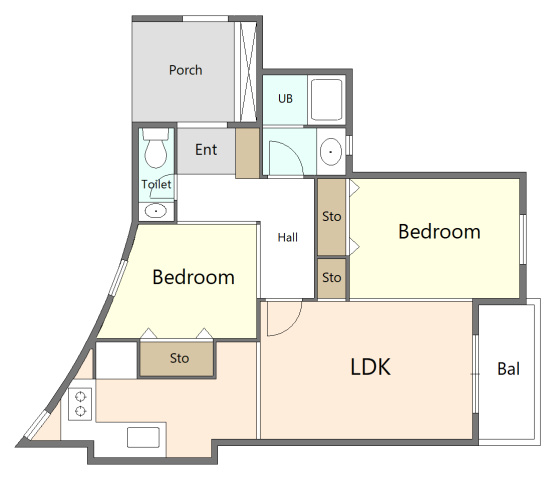 ヒルサイドイン国分寺の間取り