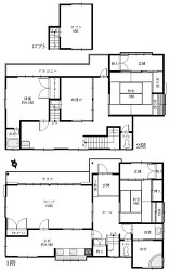 【間取り】 | 五毛平別荘地　戸建