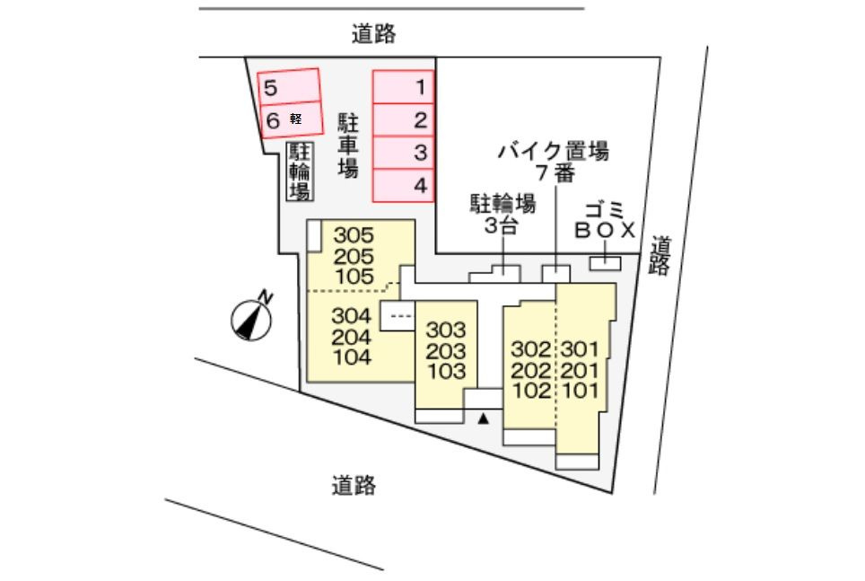 メイガーデンの区画図