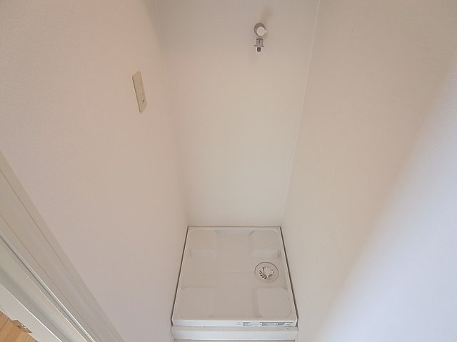 ハイツオーの洗面所|室内洗濯機置場