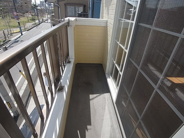 ハイツオーのバルコニー|陽当り良好バルコニー
