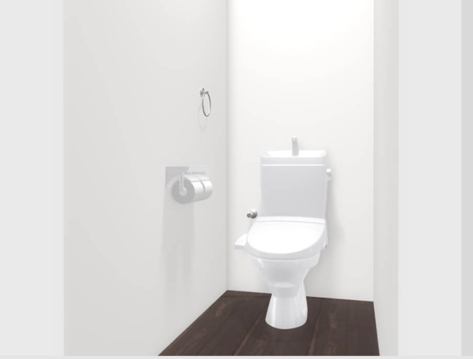 Grand Foretのトイレ|温水洗浄便座付きです