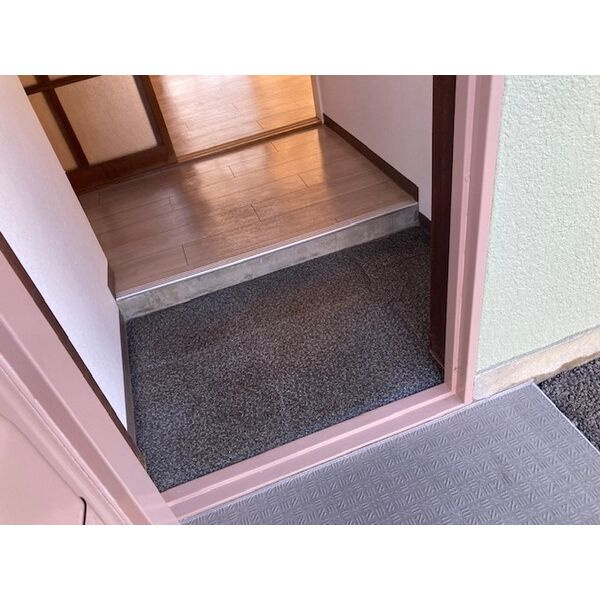 グリーンハイツの玄関