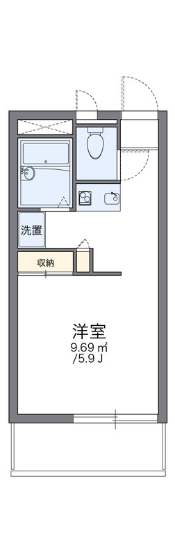 レオパレスクオーレの間取り
