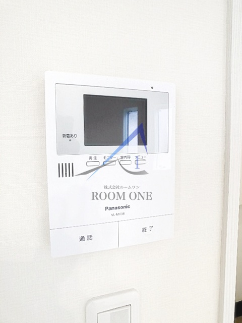 スクウエア鷺宮のセキュリティ|モニター付きインターホンです。