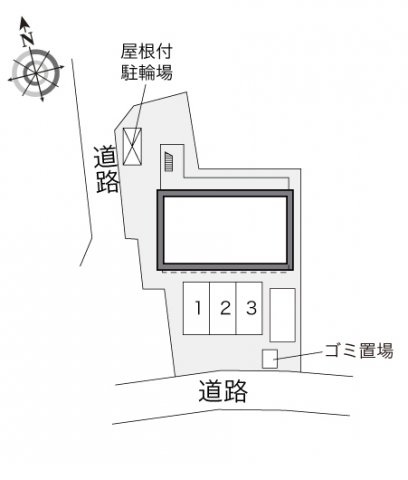 レオパレスＫＩＭＵＲＡの駐車場
