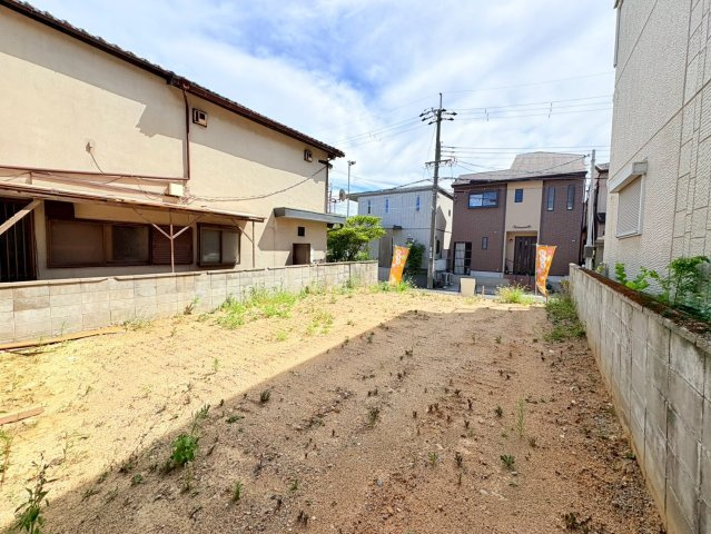 大山崎町大山崎鏡田　建築条件無土地の前面道路含む現地写真