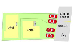仲介手〇料不要　よかタウンBloom菊池市西寺３期【菊之池小・菊池南中】の区画図