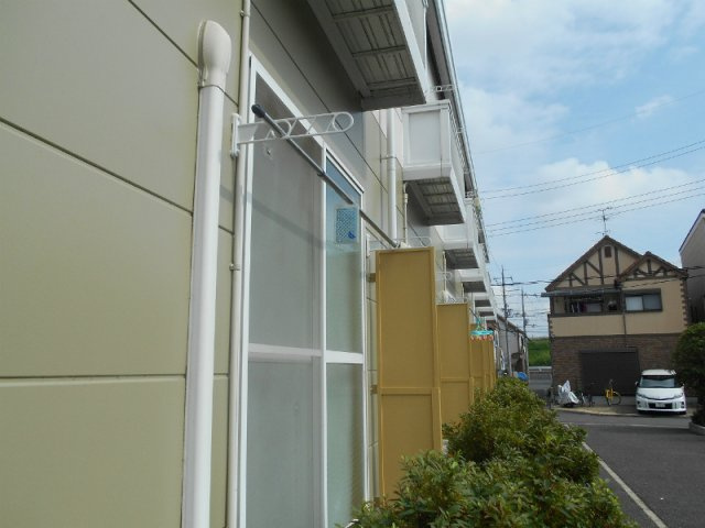 レオパレスパストラルＡのバルコニー