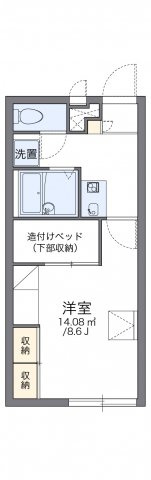 レオパレスパストラルＡの間取り