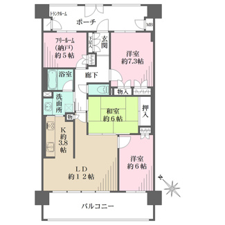 【間取り】 | ステーシア守山駅前