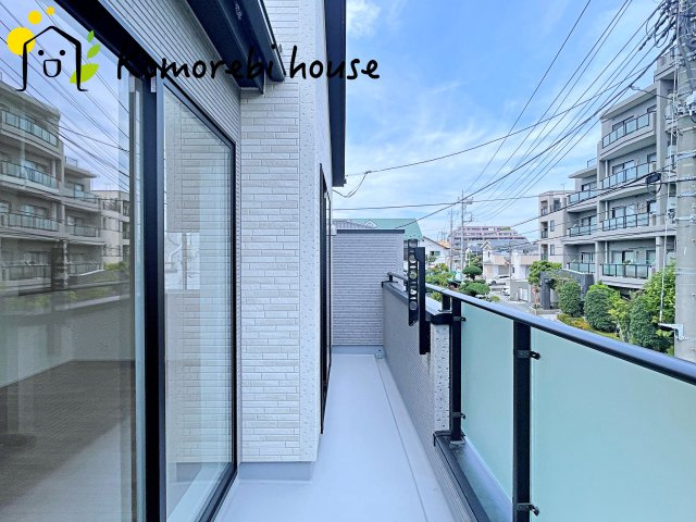 さいたま市北区大成町4丁目　新築一戸建て　ブルーミングガーデン　01のバルコニー|8/18　撮影