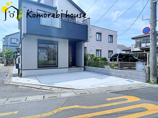 さいたま市北区大成町4丁目　新築一戸建て　ブルーミングガーデン　01の駐車場|8/18　撮影