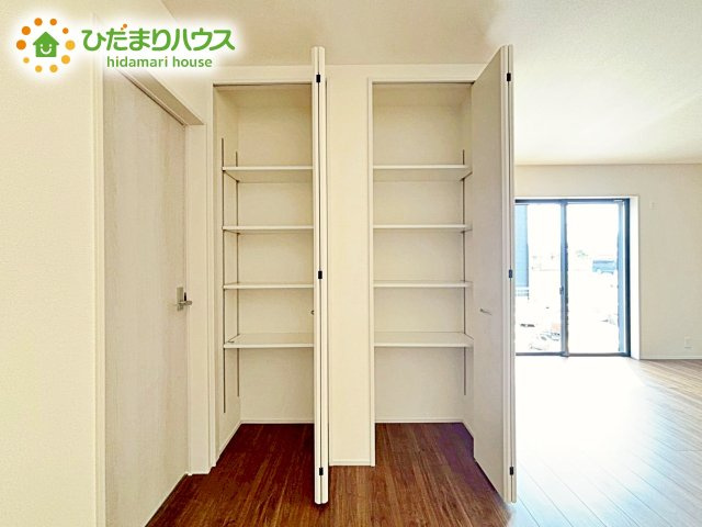 【収納】 | 笠間市旭町第12　新築戸建　3号棟 | ちょっとした収納があることで、消耗品のストックをするのにも便利です☆