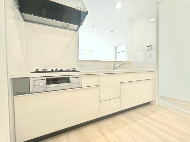 三郷市　戸ケ崎3丁目　新築戸建　全7棟のキッチン|お料理しやすいキッチンです