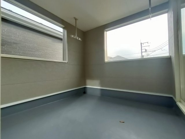 三郷市　戸ケ崎3丁目　新築戸建　全7棟のバルコニー|陽当たり良好なバルコニーです