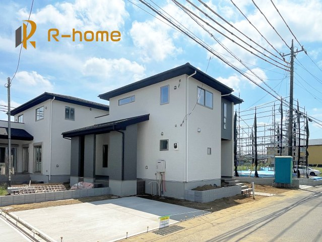 牛久市牛久町7期　新築戸建て　3号棟の外観|ご予約を頂ければ、『平日』はもちろん『早朝』や『夜間』もご見学可能です♪お気軽にお申し付けください♪