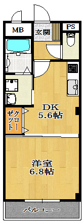 【間取り】 | ガーデンヒルズⅠ