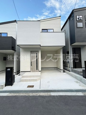 【外観】 | 奈良市学園朝日町の新築一戸建 全３区画 | 現地写真（２号地外観）堂々完成！実際の建物内をご内覧できます♪※現地に係員は常駐しておりません。