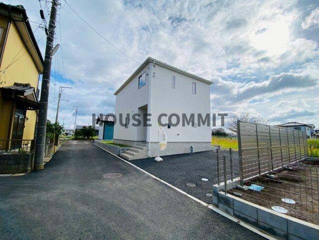 八街に第１７　新築８号棟の前面道路含む現地写真