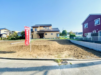 【外観】 | 湘南台駅 藤沢市遠藤／建築条件なし売地２区画の旧区画整理地内-52-23- | 間口もある整形地で陽当たりも取りやすい理想的な形をした土地です♪ご希望のハウスメーカーでぜひ家族オリジナルな家を建てて、末永くお過ごしください！