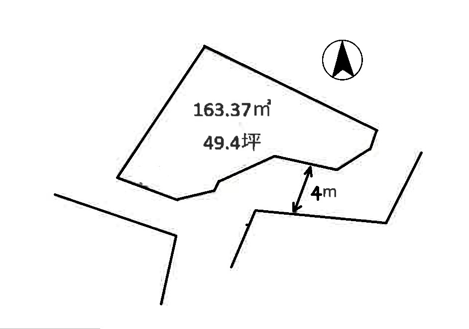 中古住宅　富士宮市大岩４ＤＫの区画図
