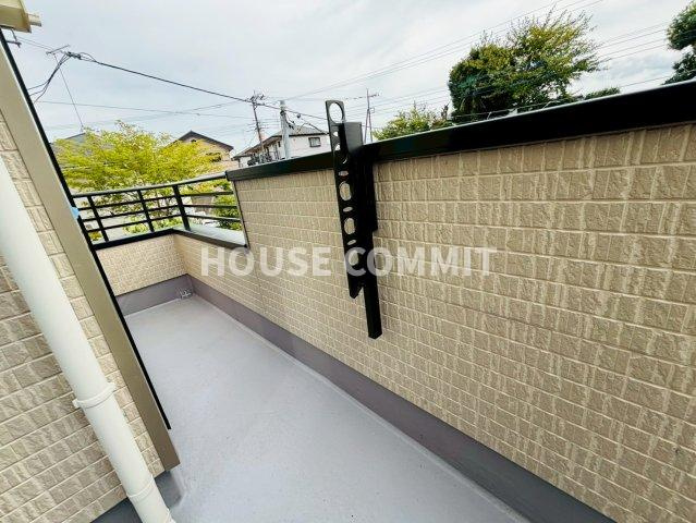 成田市郷部　新築戸建て　B号棟のバルコニー