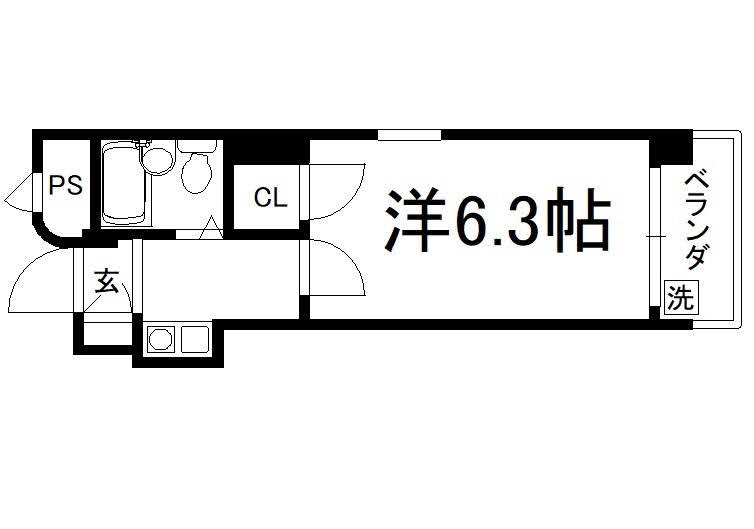 プラザ出水通の間取り|【代表的な間取です】