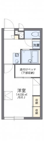 レオパレスパストラルＢの間取り