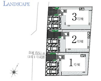 【区画図】 | 千葉市稲毛区長沼町４期