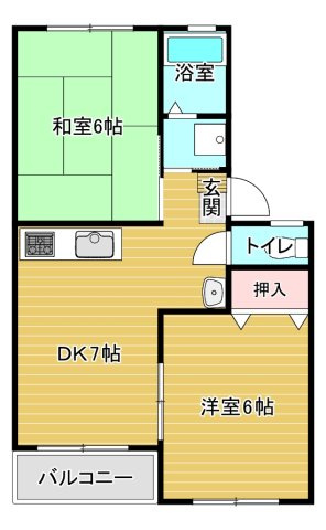 【間取り】 | シャインスターＫ