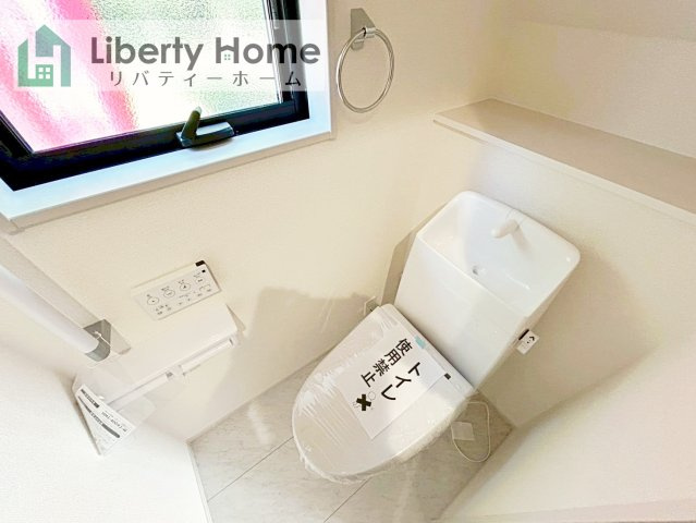 第1常総市東野原　新築戸建　1号棟のトイレ