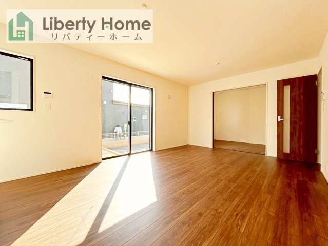 第1常総市東野原　新築戸建　1号棟の居間・リビング