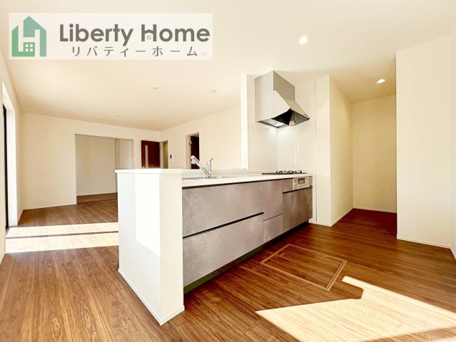 第1常総市東野原　新築戸建　1号棟のキッチン