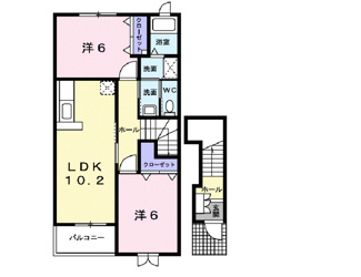 【間取り】 | アンジュ・パル