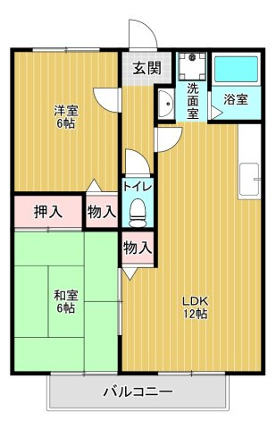 サウスヒル水谷の間取り