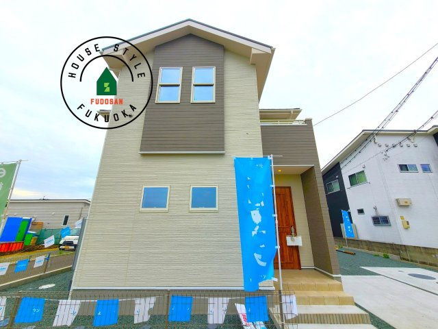 福岡市城南区友丘4丁目第1-3棟（1号棟）の外観：施工例|デザイン性のある外観です。