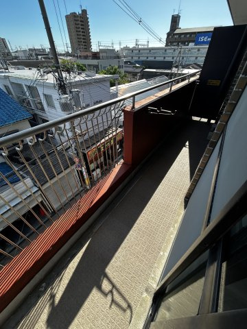 ハイツ富士のバルコニー