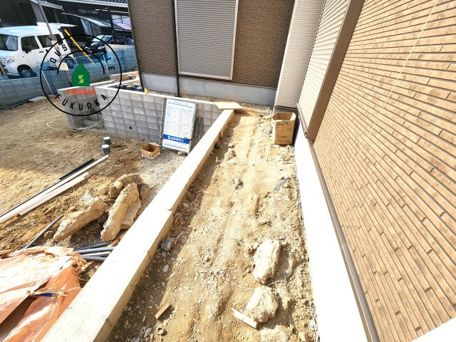 福岡市城南区友丘4丁目第1-3棟（2号棟）の庭|お庭で自由な時間を過ごせます。